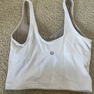 White Lululemon Align Tank